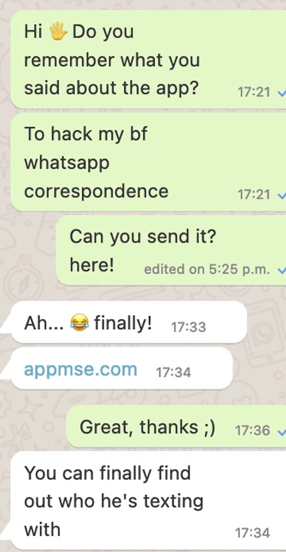 Retas riwayat SMS dengan nomor telepon | Fitur AppMessenger